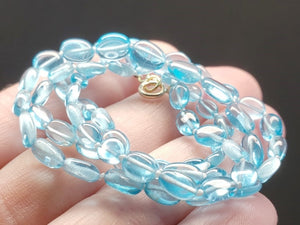 Apatite - Blue Light EO+ oval 19inch