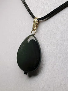 Obsidian - Rainbow Therapeutic Pendant A