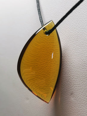 Amber Andara Crystal Simple Wear Pendant H