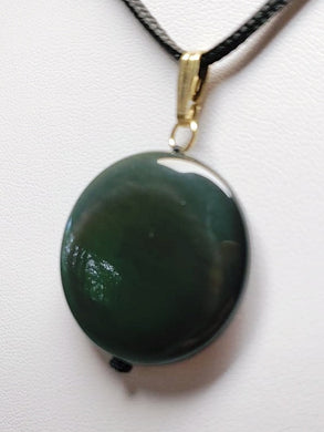 Obsidian - Rainbow Therapeutic Pendant B