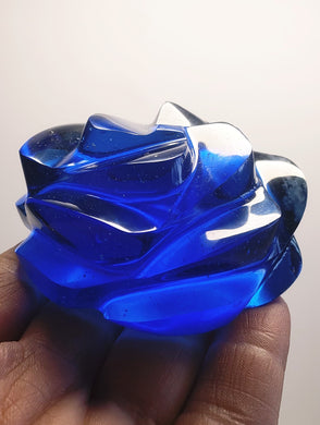 Blue Andara Crystal Rose