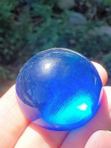 Blue - Medium Bright Andara Crystal Cabochon 40mm