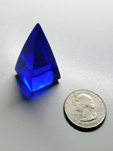 Load image into Gallery viewer, Blue Violet Andara Crystal Nubian Pyramid 1.5in x .75in