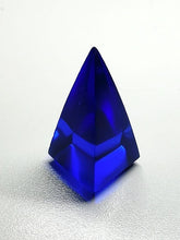 Load image into Gallery viewer, Blue Violet Andara Crystal Nubian Pyramid 1.5in x .75in