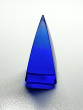 Load image into Gallery viewer, Blue Violet Andara Crystal Nubian Pyramid 1.5in x .75in