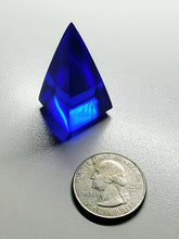 Load image into Gallery viewer, Blue Violet Andara Crystal Nubian Pyramid 1.5in x .75in