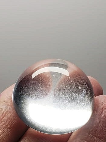 Clear Andara Crystal Cabochon 30mm