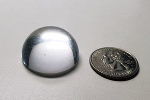 Clear Andara Crystal Cabochon 30mm