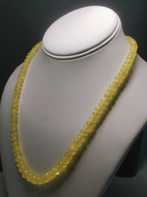 Danburite - Golden Yellow EO 6-10.5mm 20.25inch 235.2ct