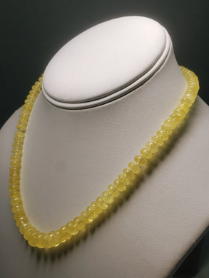 Danburite - Golden Yellow EO 6-9.5mm 16.75inch 156.3ct