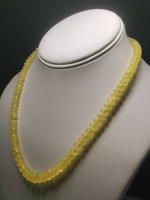 Danburite - Golden Yellow EO 6-9.5mm 18inch 189.65ct