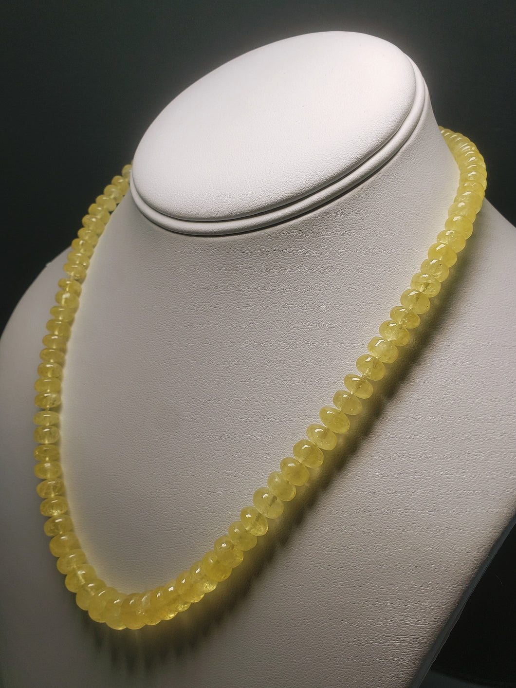 Danburite - Golden Yellow EO 6-9.5mm 18inch 189.65ct