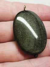 Load image into Gallery viewer, Obsidian - Golden Sheen Therapeutic Pendant D