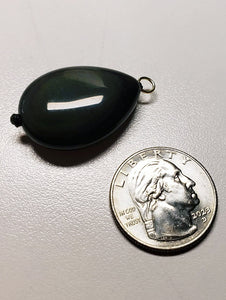 Obsidian - Rainbow Therapeutic Pendant F
