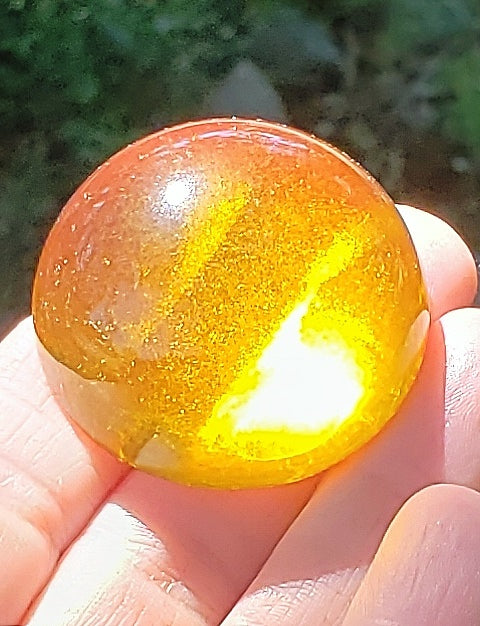Yellow - Golden Andara Crystal Cabochon
