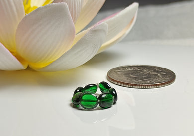 Diopside - Chrome Green Gem Healing Ring