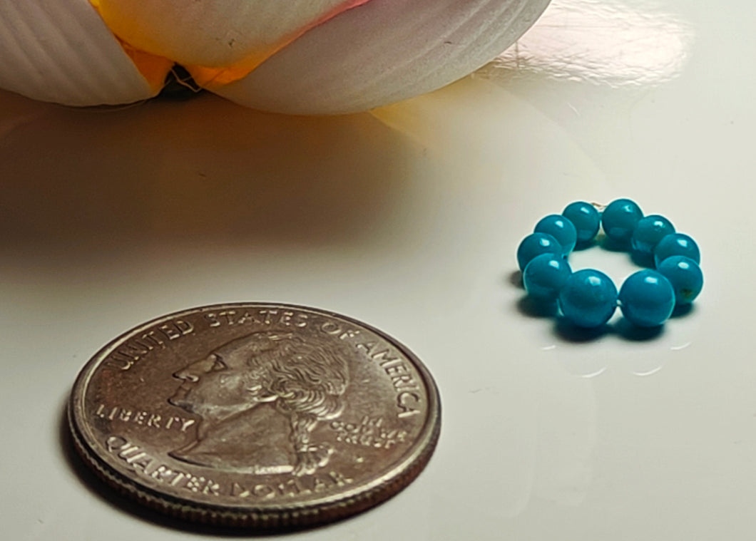 Turquoise - Sleeping Beauty Gem Healing Ring