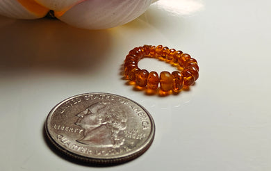 Kyanite - Orange Gem Healing Ring