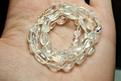 Moonstone - Madagascar Rainbow Flash EO+ oval 17.75inch