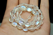 Load image into Gallery viewer, Moonstone - Blue Flash  EO+ oval 16inch