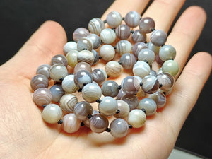 Agate - Botswana EO+ 8+mm 25inch