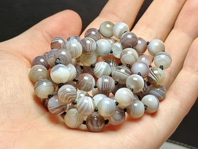 Botswana Agate EO+ 8+mm 26.5inch