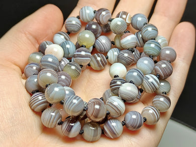 Botswana Agate EO+ 8+mm 25.75inch