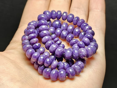 Charoite EO+ 5-9mm 19inch 188.05ct