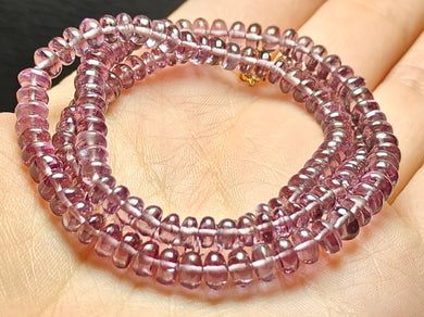 Spinel - Purple (Violet) EO+ 3.5-5.5mm 16.75inch