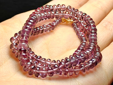 Spinel - Purple (Violet) EO+ 3.5-5.5mm 16.75inch