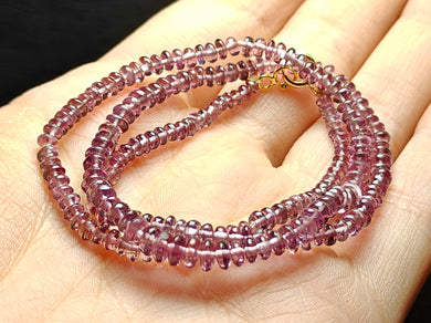 Spinel - Purple (Violet) EO+ 2.5-4.5mm 15.75inch