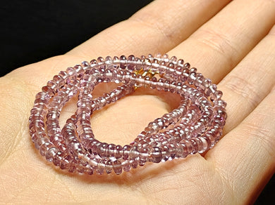 Spinel - Purple (Light Violet) EO+ 2.5-4.5mm 18inch