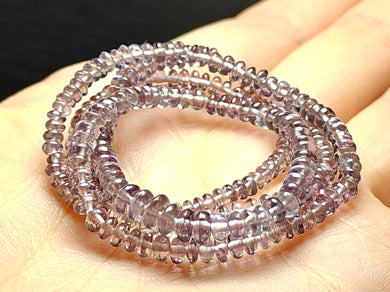 Spinel - Purple (Light Indigo Undertone) EO+ 3-4.5mm 16.75inch