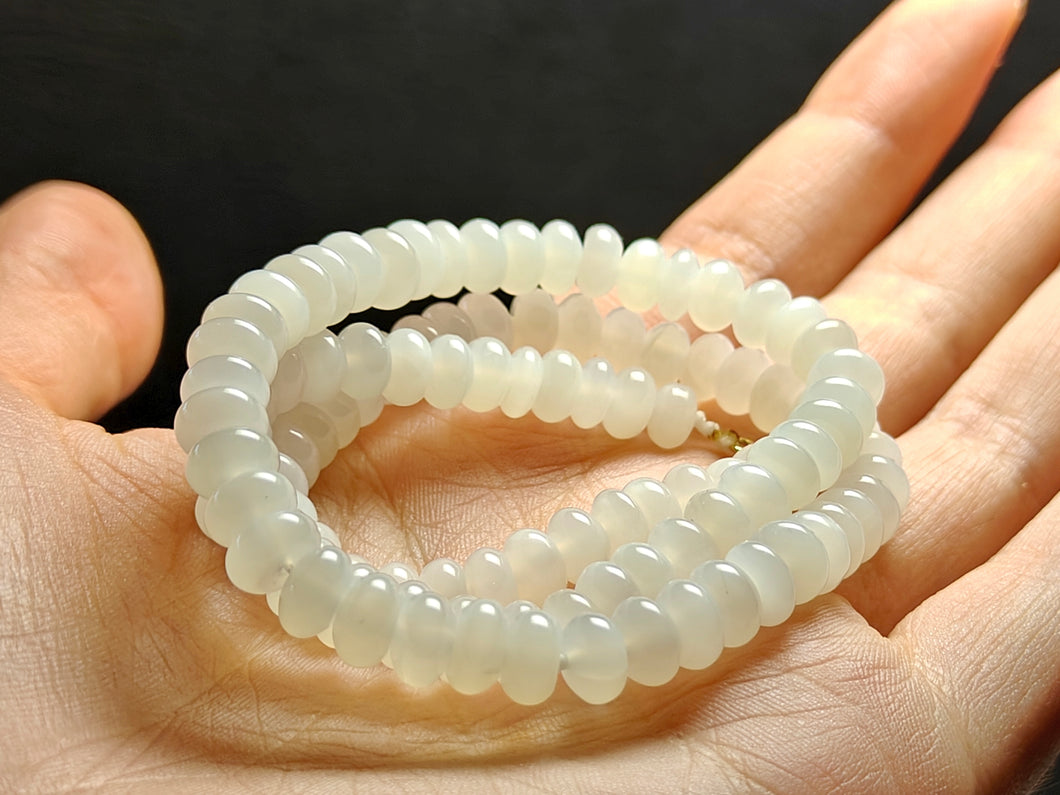 Moonstone - White Flash  EO 6.5-7mm 16inch