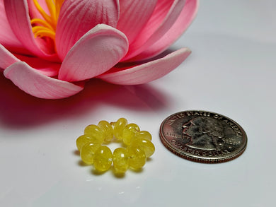 Danburite - Golden Yellow Gem Healing Ring