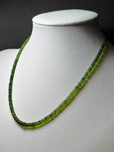 Tourmaline - Green EO+ 3-4.5mm 16.25inch