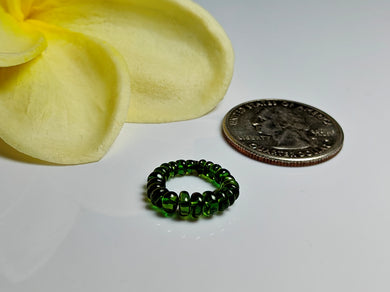 Tourmaline - Green Gem Healing Ring