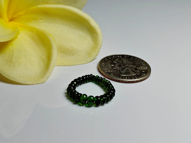 Tourmaline - Green Gem Healing Ring