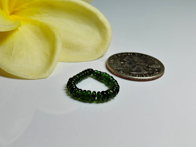 Tourmaline - Green Gem Healing Ring