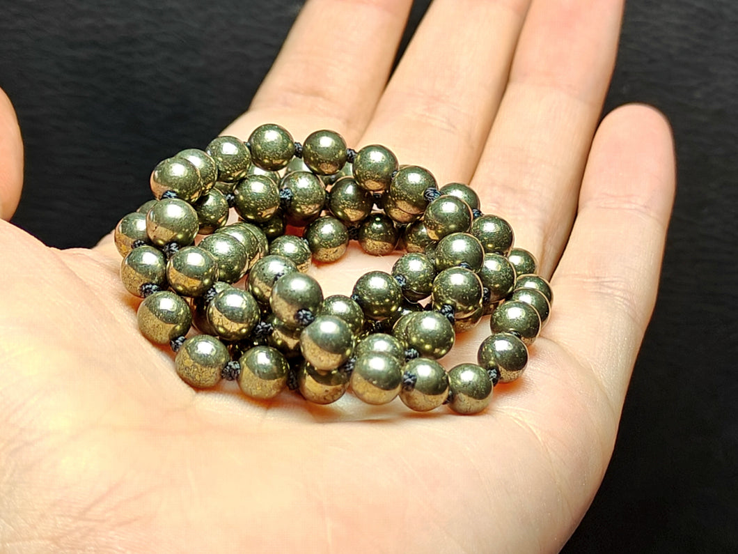 Pyrite EO++ 6+mm 24.5inch