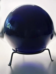 "AS IS" Indigo Andara Crystal Sphere 9 inch