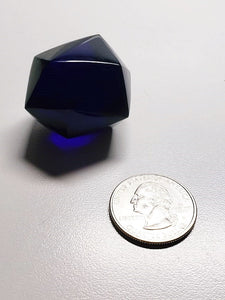 Indigo Andara Crystal Icosahedron 38g