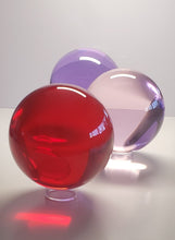 Load image into Gallery viewer, Red Andara Crystal Sphere 3.75 inch