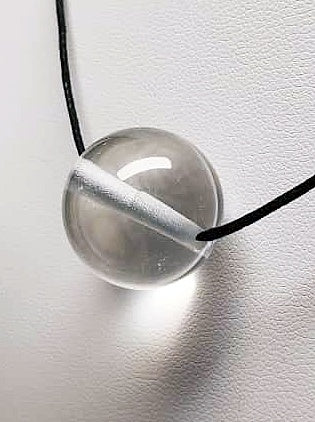 Clear (rare) Andara Crystal Simple Wear Pendant