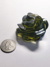 Load image into Gallery viewer, Green Olive Andara Crystal Rose