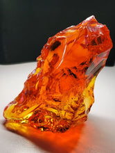 Load image into Gallery viewer, Orange with Golden Yellow Traditional Andara Crystal 1.035kg