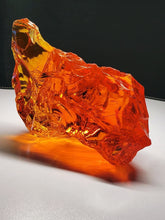 Load image into Gallery viewer, Orange with Golden Yellow Traditional Andara Crystal 1.035kg