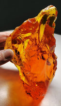 Load image into Gallery viewer, Orange with Golden Yellow Traditional Andara Crystal 1.035kg