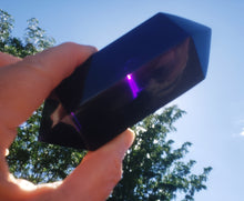 Load image into Gallery viewer, Purple Double Terminated Polished Andara Crystal Wand