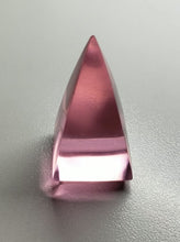 Load image into Gallery viewer, Pink (Full) Andara Crystal Nubian Pyramid 1.5in x .75in